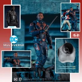 Bloodsport Unmasked figurine DC Multiverse Build A - The Suicide Squad
