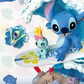 Stitch Surf diorama D-Stage Summer Series - Disney