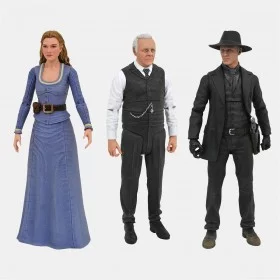 Dolores, Robert Ford, Man in Black assortiment figurines Select - Westworld
